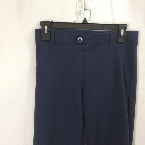 Betabrand Dress Yoga Pants Navy Blue Size S Petite Pull On Bootcut Stretch - Picture 5 of 6